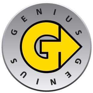 Brand logo for Genius tires