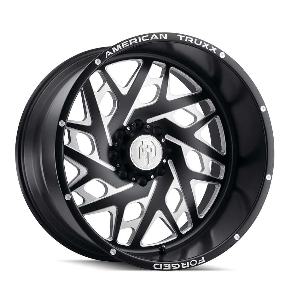 AMERICAN TRUXX FORGED ARIES (MATTE BLACK, MILLED) Wheels