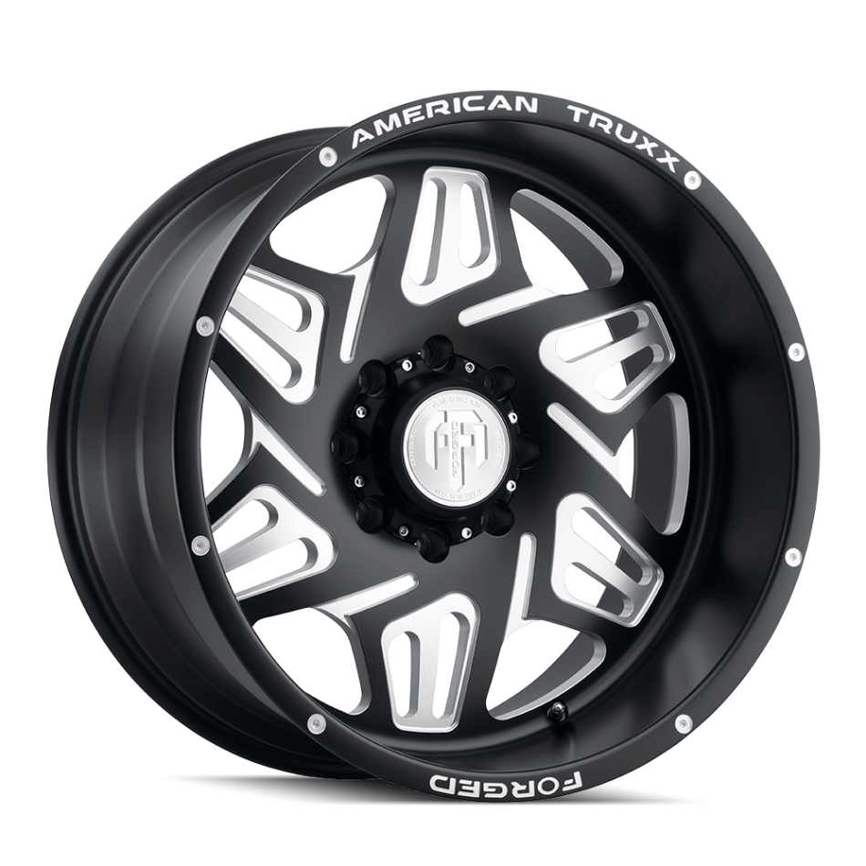AMERICAN TRUXX FORGED ORION (MATTE BLACK, MILLED) Wheels