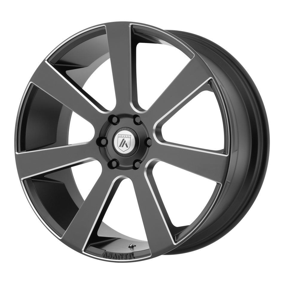 ASANTI BLACK APOLLO (Satin Black, Milled Spoke) Wheels