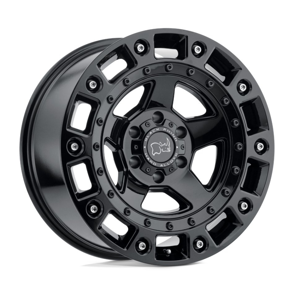 Black Rhino CINCO (GLOSS BLACK, STAINLESS BOLT) Wheels