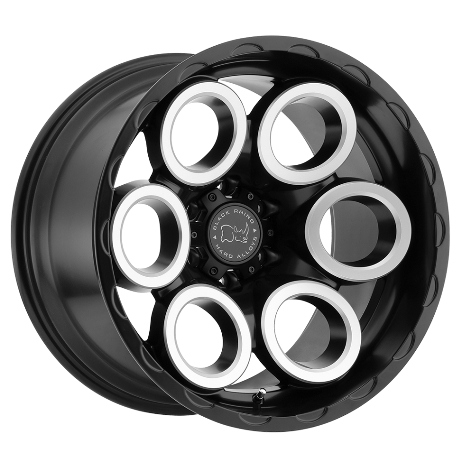 Black Rhino MAGNUS (MATTE BLACK, MATTE MACHINE FACE, MILLED WINDOW) Wheels