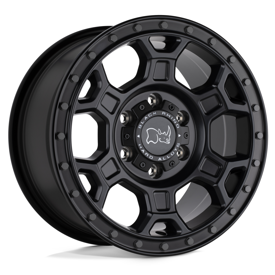 Black Rhino MIDHILL (MATTE BLACK, GUNMETAL BOLTS) Wheels