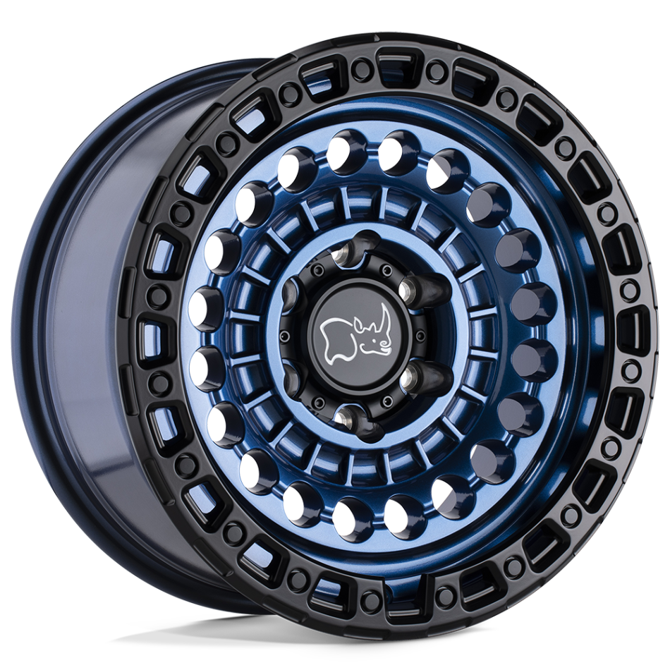 Black Rhino SENTINEL (COBALT BLUE, BLACK RING) Wheels