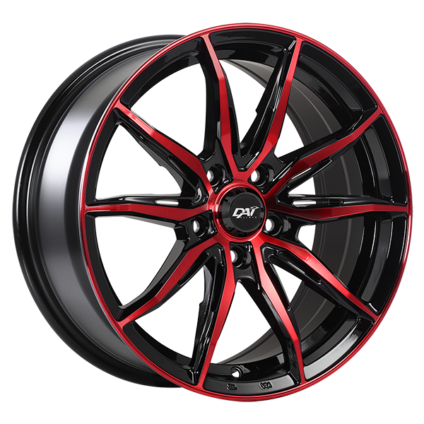 DAI Alloys Frantic (Gloss Black, Machined Face, Red Face) Wheels