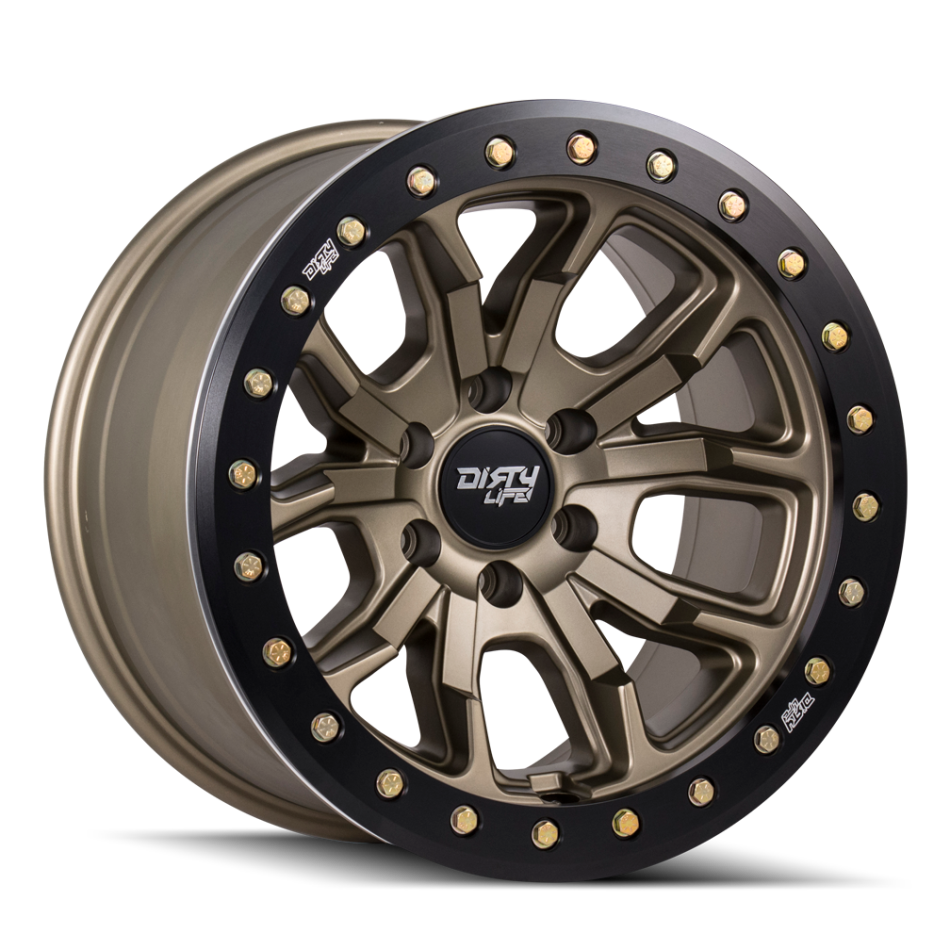 Dirty Life DT-1 (SATIN GOLD, BLACK SIMULATED RING) Wheels