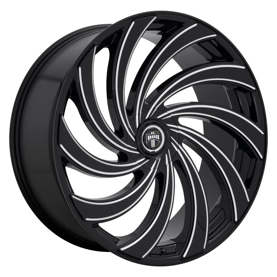 DUB 1PC DELISH (GLOSS BLACK, Milled Spoke) Wheels