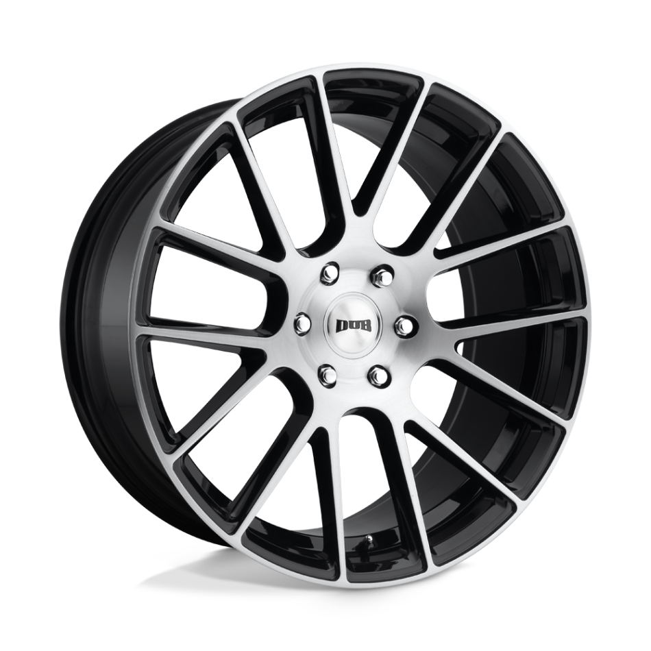 DUB 1PC S206 LUXE (GLOSS BLACK BRUSHED) Wheels