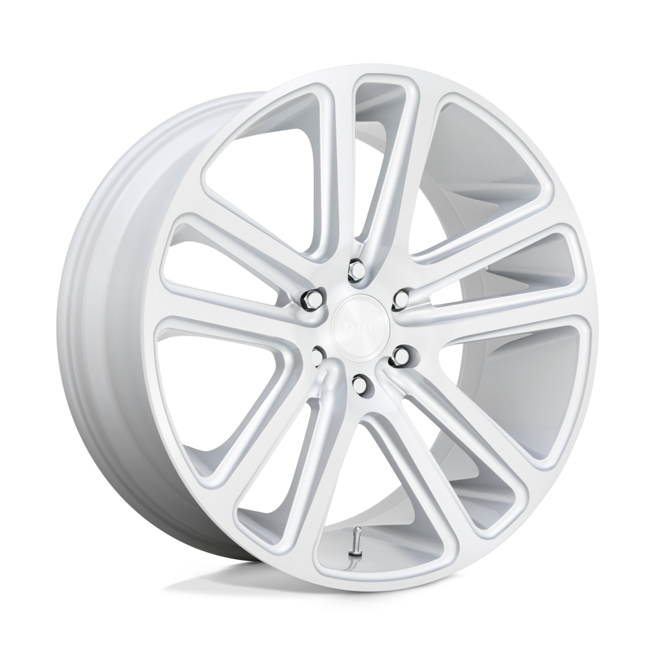 DUB 1PC S257 FLEX (GLOSS SILVER BRUSHED FACE) Wheels