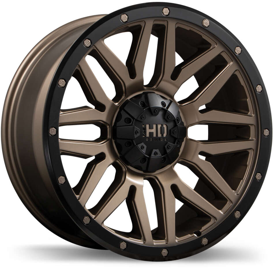 Fast HD Menace (Satin Bronze, Black Trim) Wheels