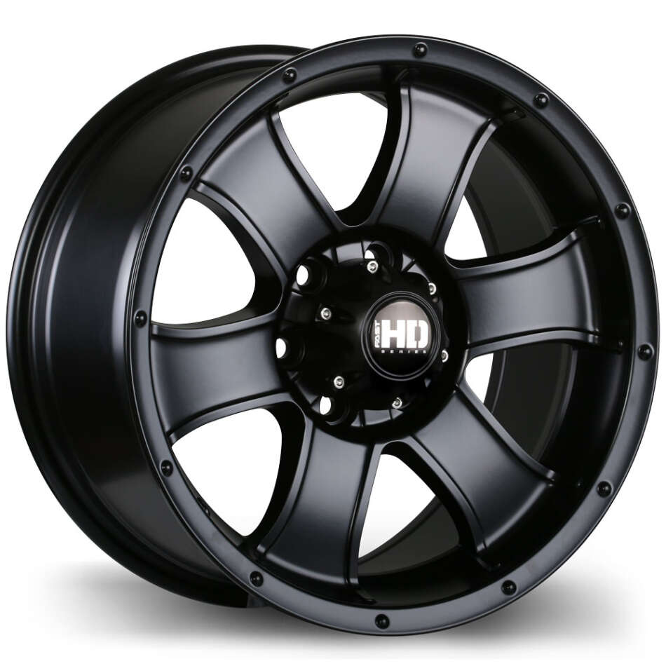Fast HD Terrano (Satin Black) Wheels