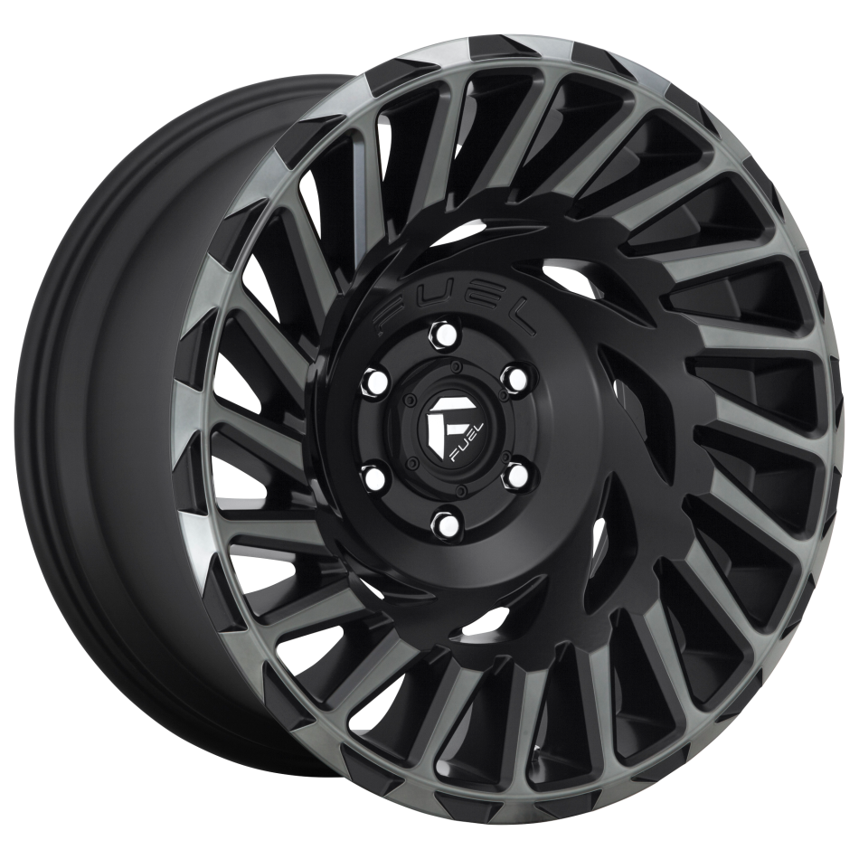 FUEL 1PC CYCLONE (MATTE MACHINED, DOUBLE DARK TINT) Wheels