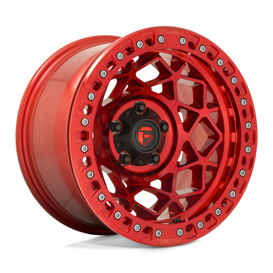 FUEL 1PC D121 UNIT BEADLOCK (CANDY RED) Wheels