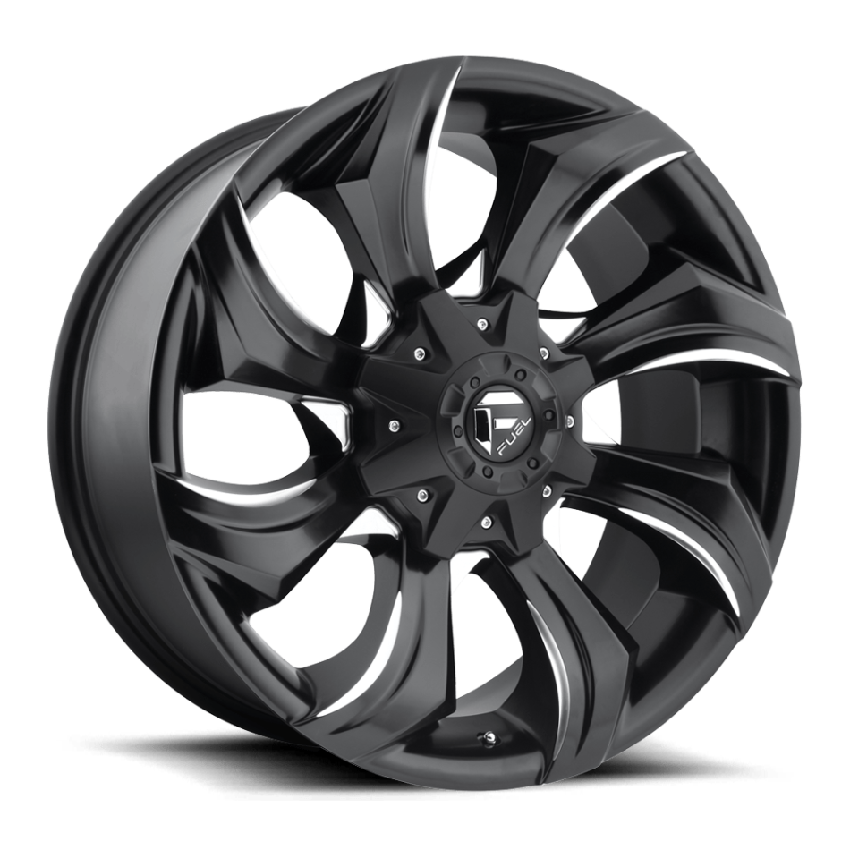 FUEL 1PC D571 STRYKR (GLOSS BLACK MILLED) Wheels