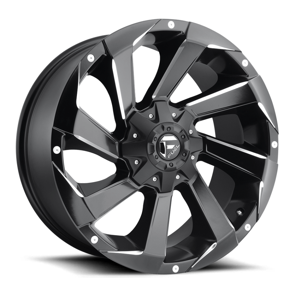 FUEL 1PC D592 RAZOR (MATTE BLACK MILLED) Wheels