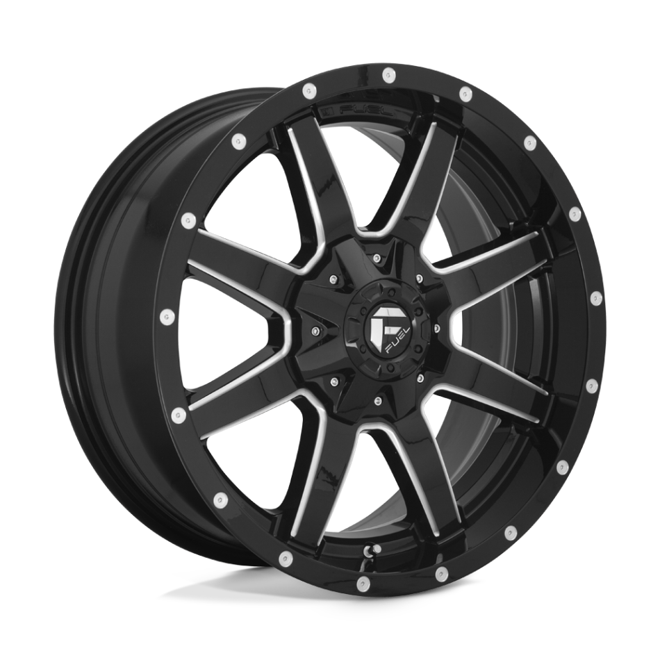 FUEL 1PC D610 MAVERICK (GLOSS BLACK MILLED) Wheels