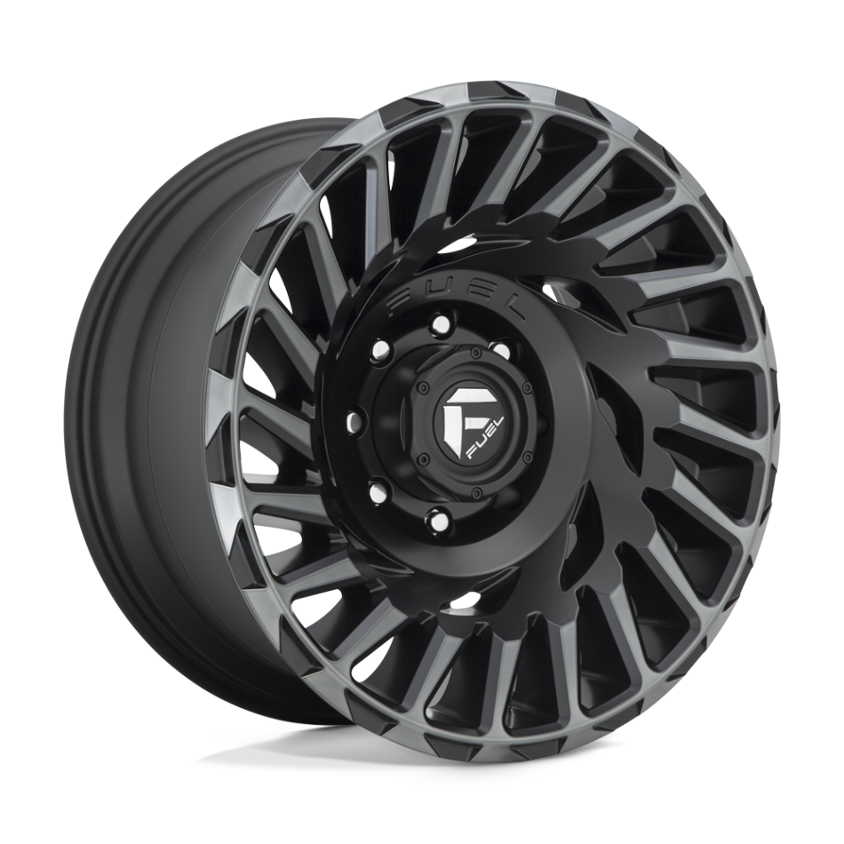 FUEL 1PC D683 CYCLONE (MATTE MACHINED DOUBLE DARK TINT) Wheels