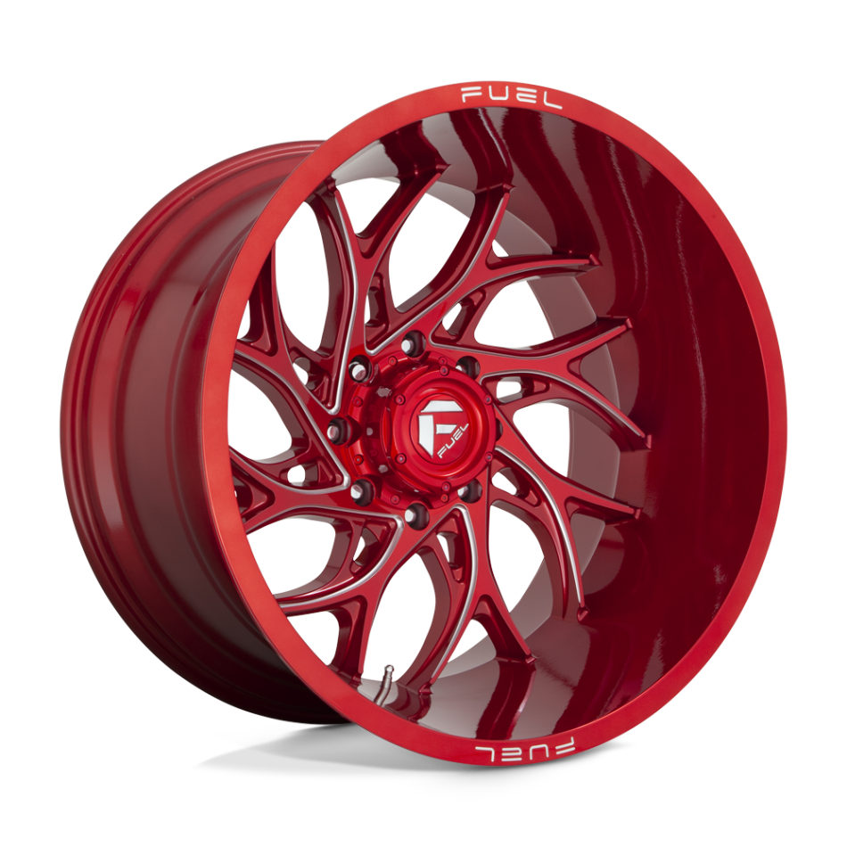 FUEL 1PC D742 RUNNER (CANDY RED MILLED) Wheels