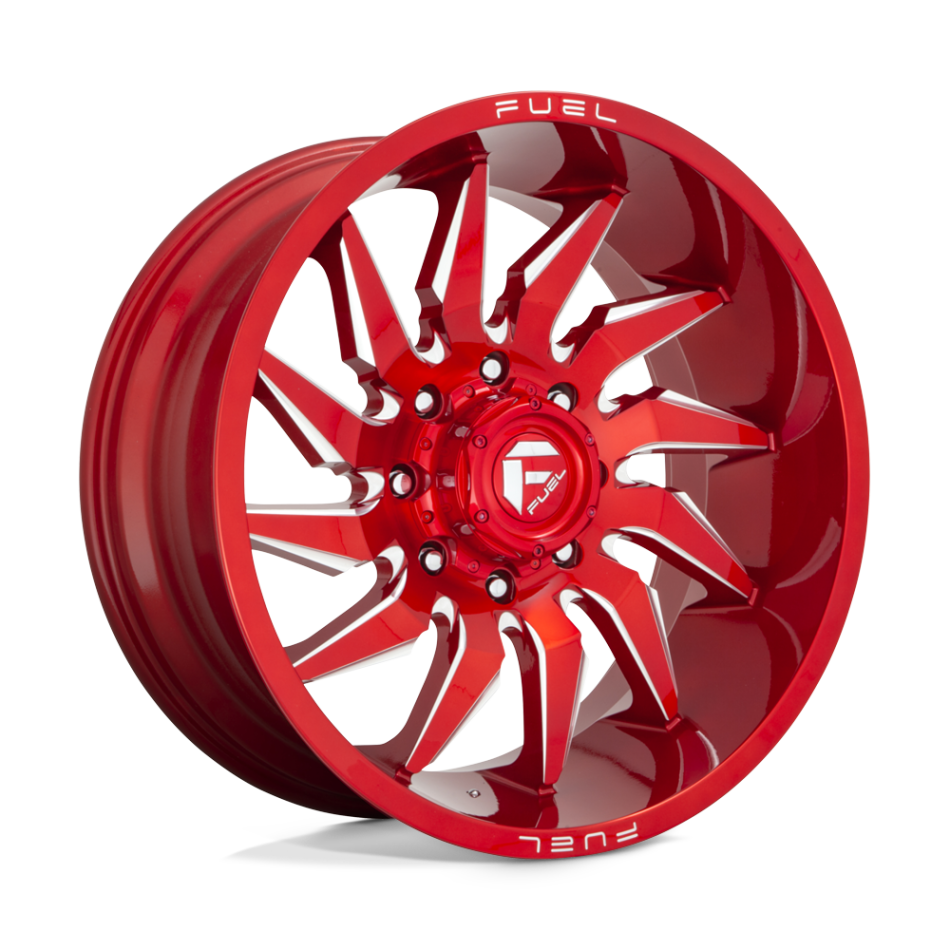 FUEL 1PC D745 SABER (CANDY RED MILLED) Wheels