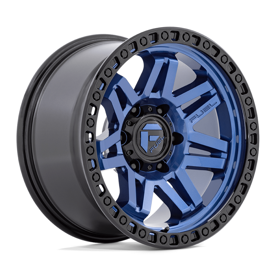 FUEL 1PC D813 SYNDICATE (DARK BLUE, BLACK RING) Wheels