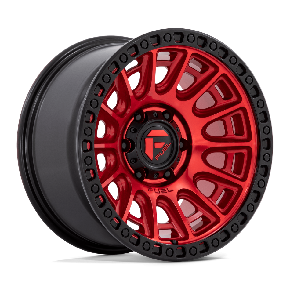 FUEL 1PC D834 CYCLE (CANDY RED, BLACK RING) Wheels