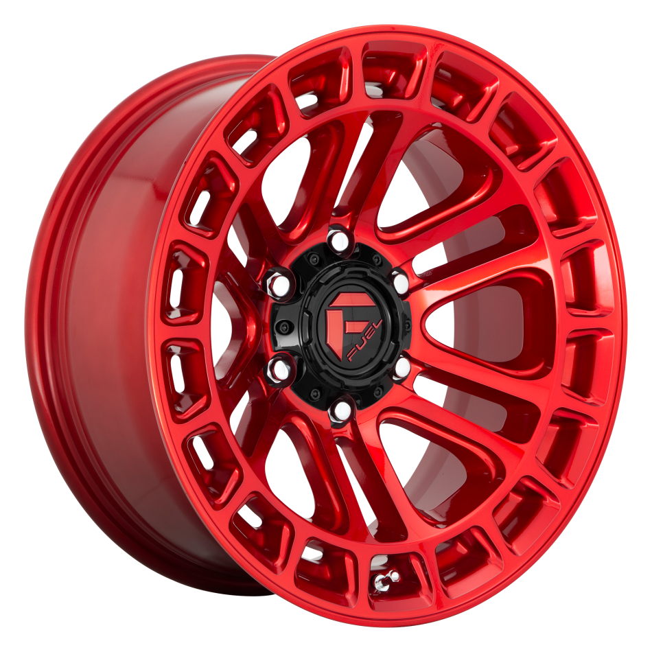 FUEL 1PC HEATER (Candy Red, Machined Face) Wheels