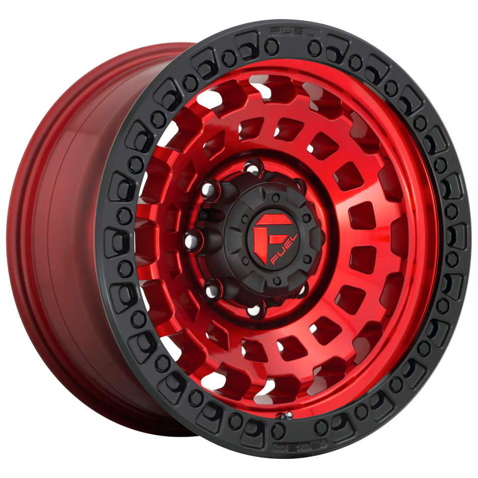 FUEL 1PC ZEPHYR (CANDY RED, BLACK BEAD RING) Wheels