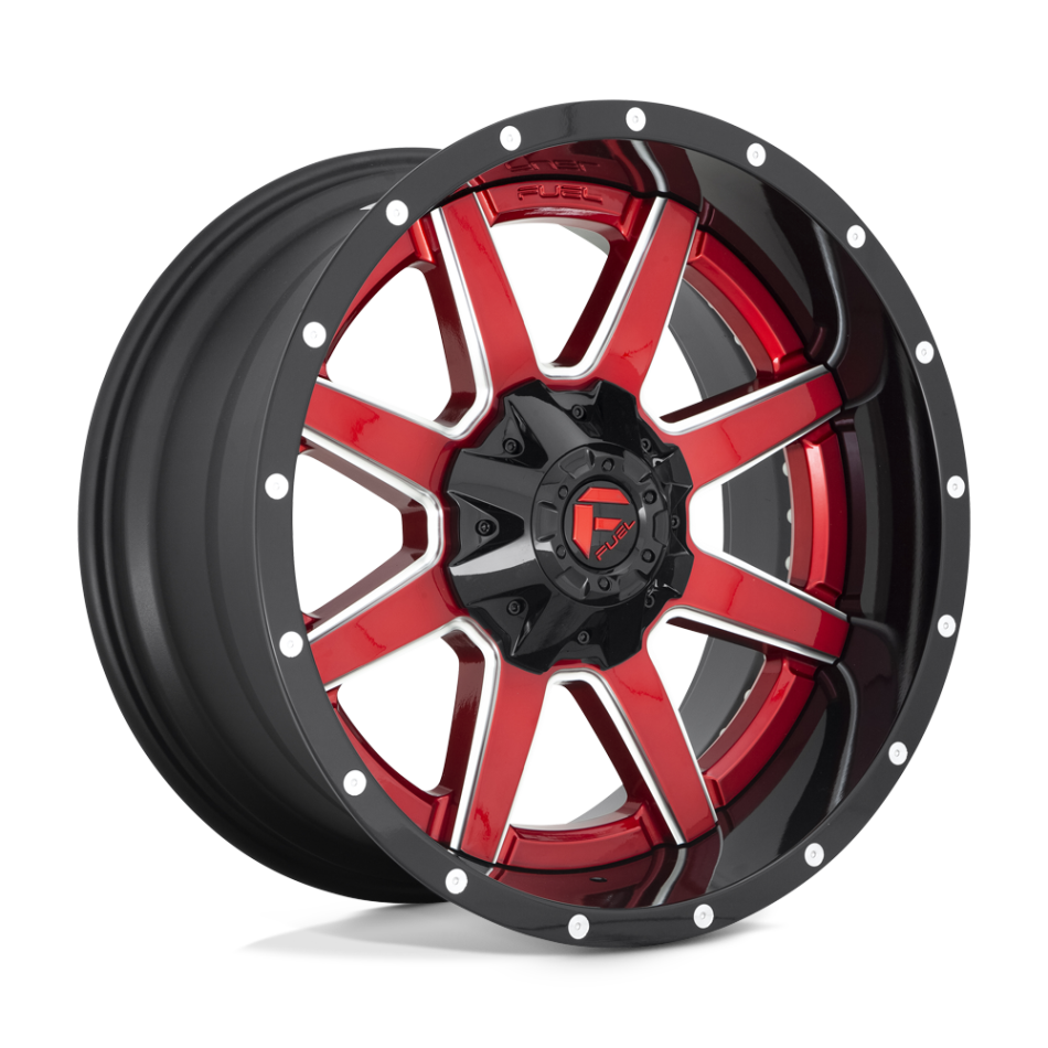 FUEL 2PC D250 MAVERICK (GLOSS RED) Wheels