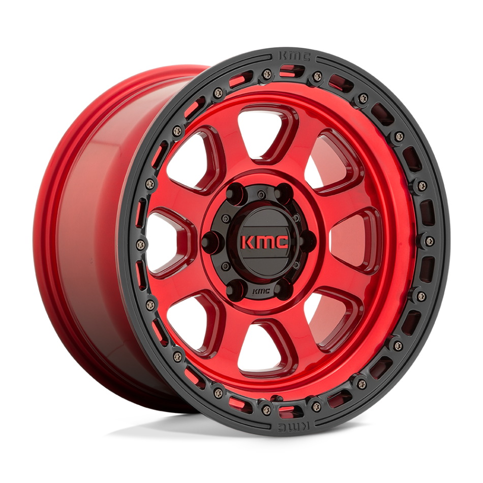 KMC CHASE (CANDY RED, BLACK LIP) Wheels