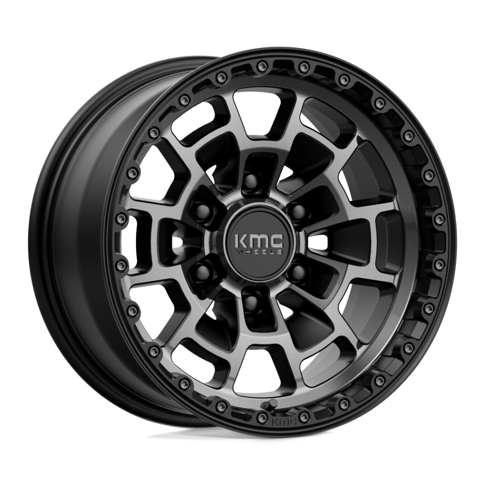 KMC SUMMIT (Satin Black, Gray Tint) Wheels