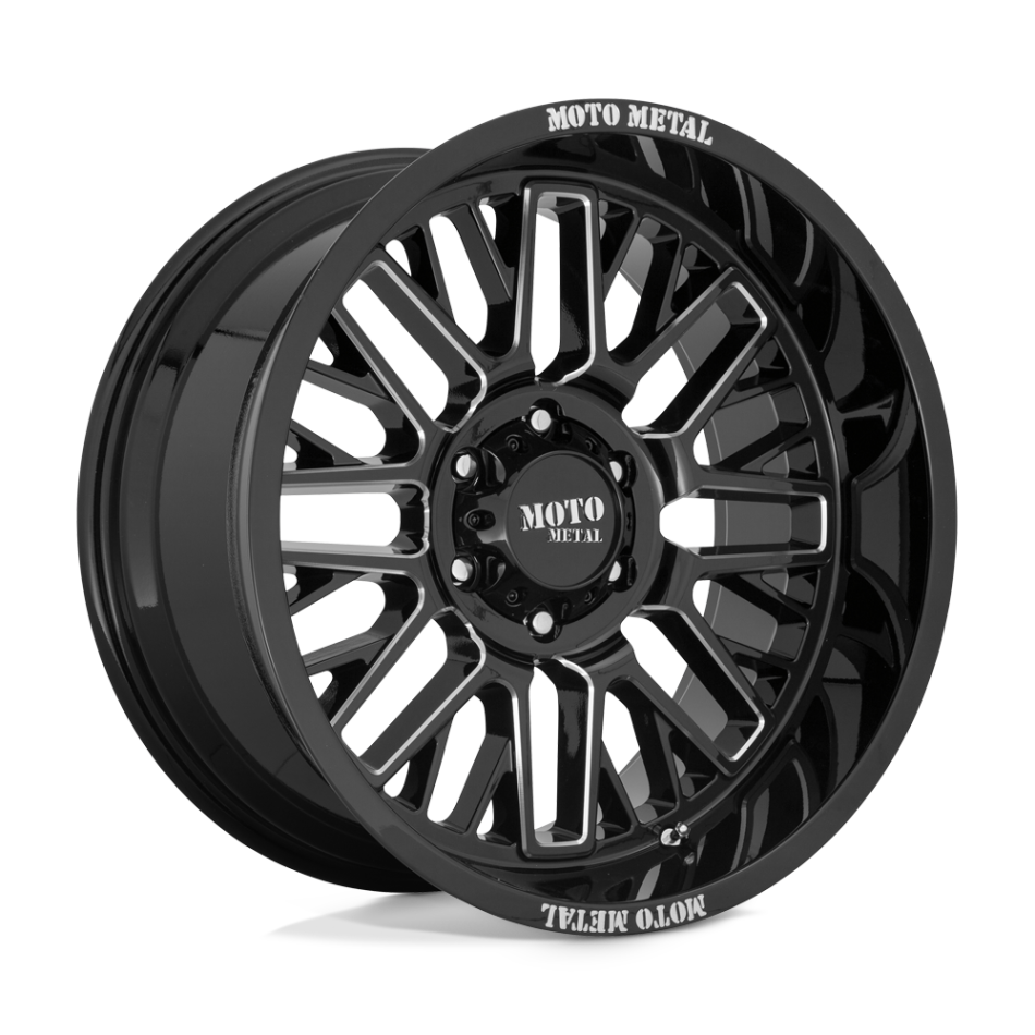 MOTO METAL WARLOCK (GLOSS BLACK MILLED) Wheels