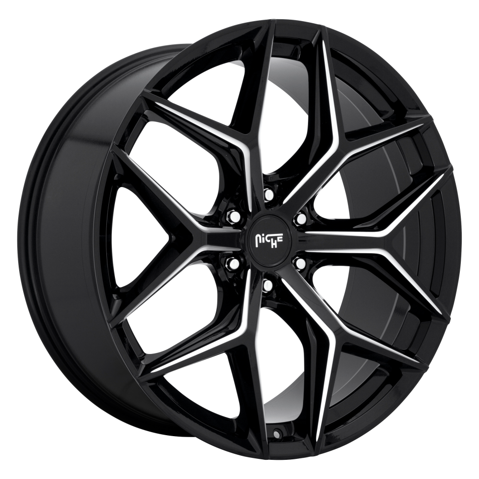 NICHE VICE SUV (GLOSS BLACK, Milled Spoke) Wheels