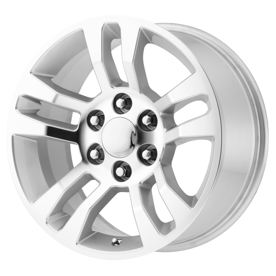 OE CREATIONS PR175 (Silver, Machined Face) Wheels