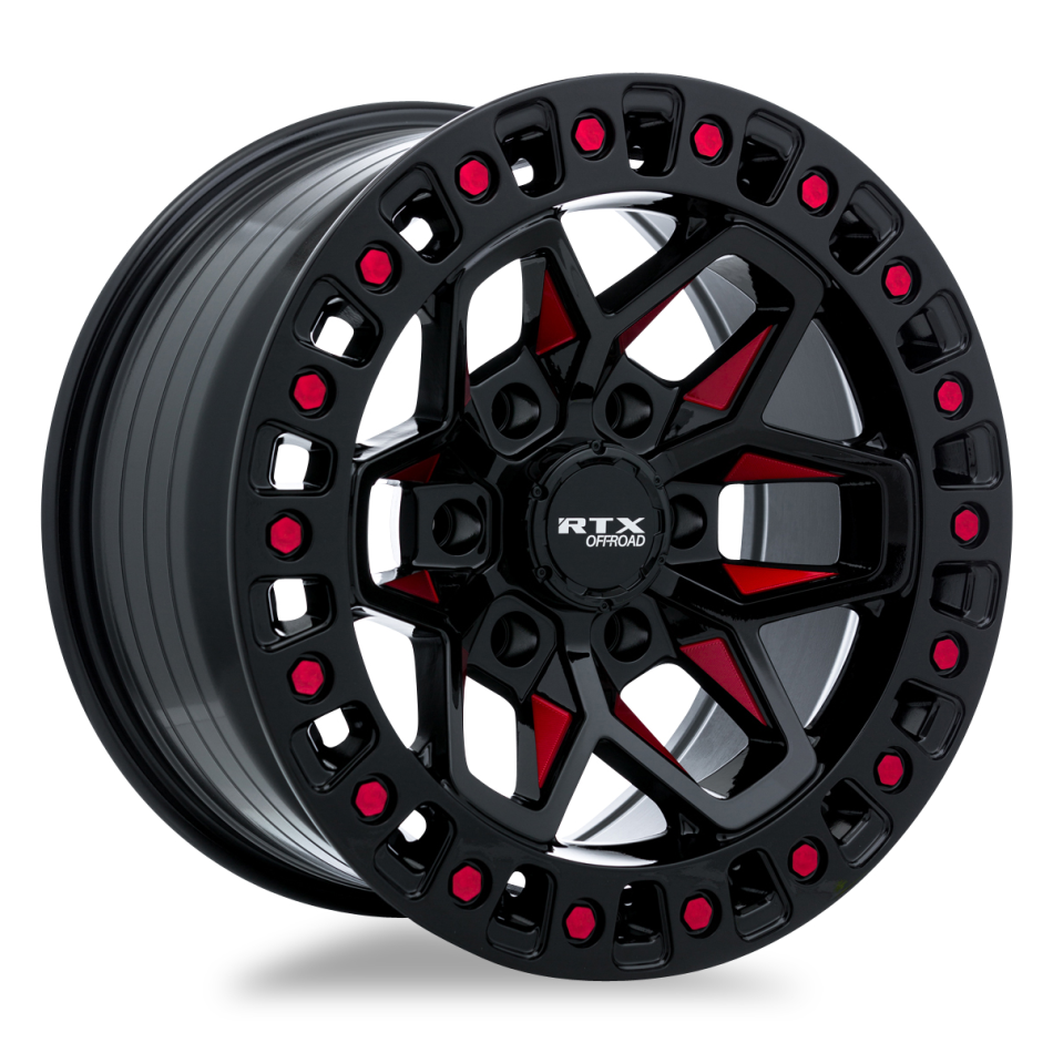 RTX Offroad Zion (Black Milled Red) Wheels