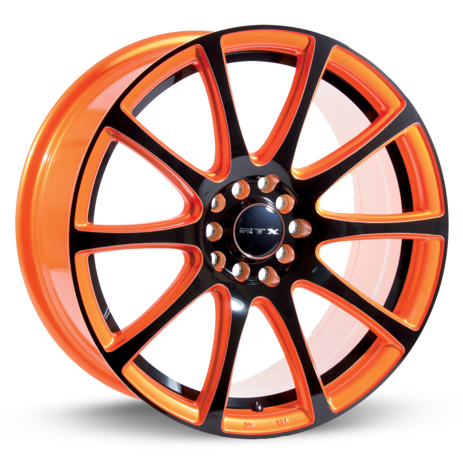 RTX BLAZE (Orange and Black) Wheels
