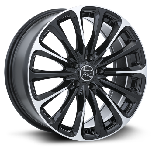 RTX POISON (BLACK, MACHINED FACE) Wheels