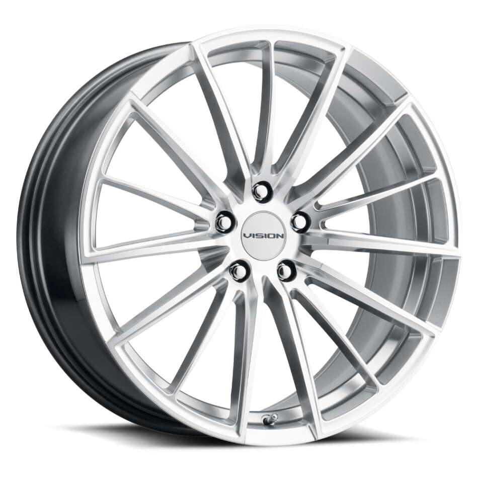 VISION AXIS (Hyper Silver, Machined Face) Wheels