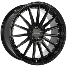 720 Form RF3-V (Gloss Black, Chrome Inserts) Wheels