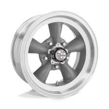 American Racing Vintage TORQ THRUST D (TORQ THRUST GRAY MACHINED LIP) Wheels