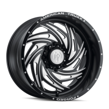 AMERICAN TRUXX FORGED TWISTED (MATTE BLACK, MILLED) Wheels