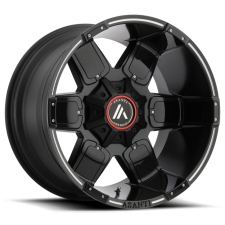 ASANTI OFF ROAD AB811 WARTHOG (SATIN BLACK MILL, G-BLK ACC) Wheels