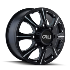 Cali Off-Road BRUTAL (FRONT BLACK, MILLED SPOKES) Wheels