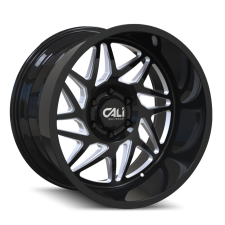 Cali Off-Road GEMINI (GLOSS BLACK, MILLED SPOKES) Wheels