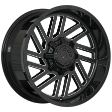 Forged XR107 (Gloss Black, Milled Edge) Wheels