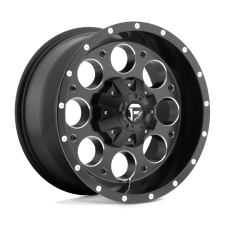 FUEL 1PC D525 REVOLVER (MATTE BLACK MILLED) Wheels
