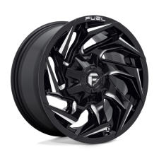 FUEL 1PC D753 REACTION (GLOSS BLACK MILLED) Wheels
