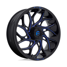 FUEL UTV D778 RUNNER UTV (GLOSS BLACK MILLED CANDY BLUE) Wheels