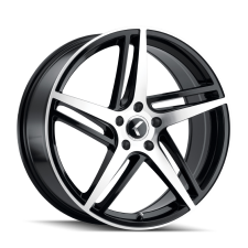 KRAZE 195 (GLOSS BLACK MACHINED) Wheels