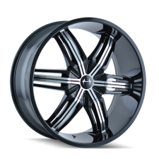 Mazzi FUSION (GLOSS BLACK, MACHINED FACE) Wheels