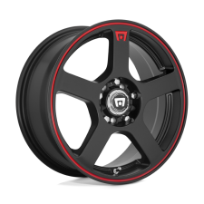 MOTEGI FS5 (MATTE BLACK RED RACING STRIPE) Wheels